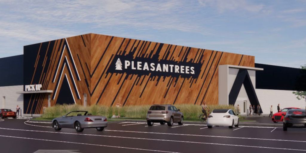 Pleasantrees plans cannabis store, drinks operation with Blake’s Hard Cider at old Gibraltar Trade Center